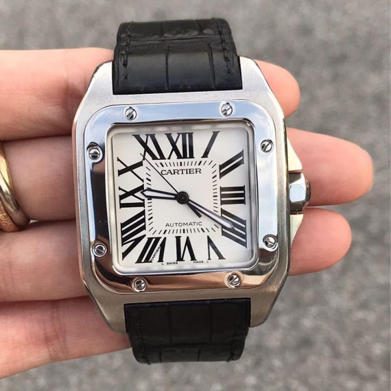 Đồng hồ Cartier Santos: Biểu Tượng Đẳng Cấp và Sự Kết Hợp Hoàn Hảo với Dây Da