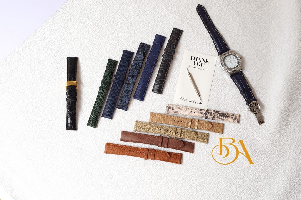 Dây da handmade cho đồng hồ đeo tay