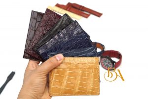 Ví Đựng Card Da Cá Sấu Handmade Cao Cấp