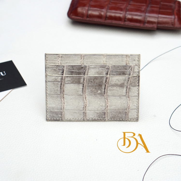Ví đựng card da cá sấu Himalaya Handmade AWL160