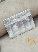 Himalayan Alligator leather card holder handcrafted (3)