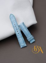 Day dong ho da ca sau mau xanh ngoc trai che tac thu cong (3)