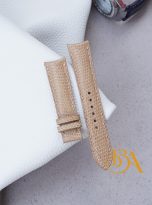 curved end lizard leather watch strap handmade (11)