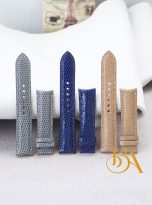 curved end lizard leather watch strap handmade (2)