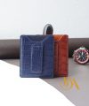 Ví kẹp tiền đựng card da cá sấu cao cấp handmade AWL161