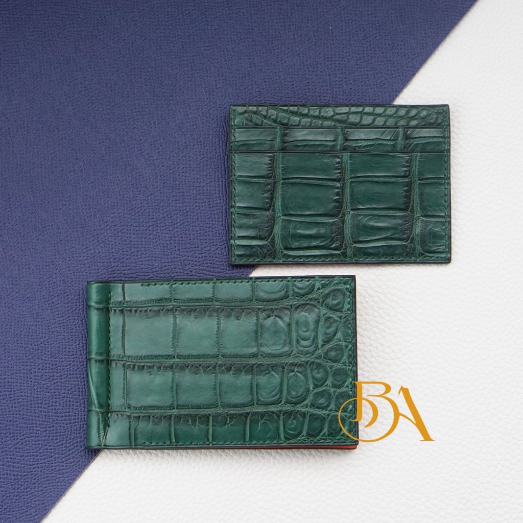 Ví handmade mini da cá sấu cao cấp
