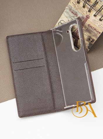 Bao da Z Fold 6, ZFold 5 bao da bê Epsom cho samsung zfold - LC114