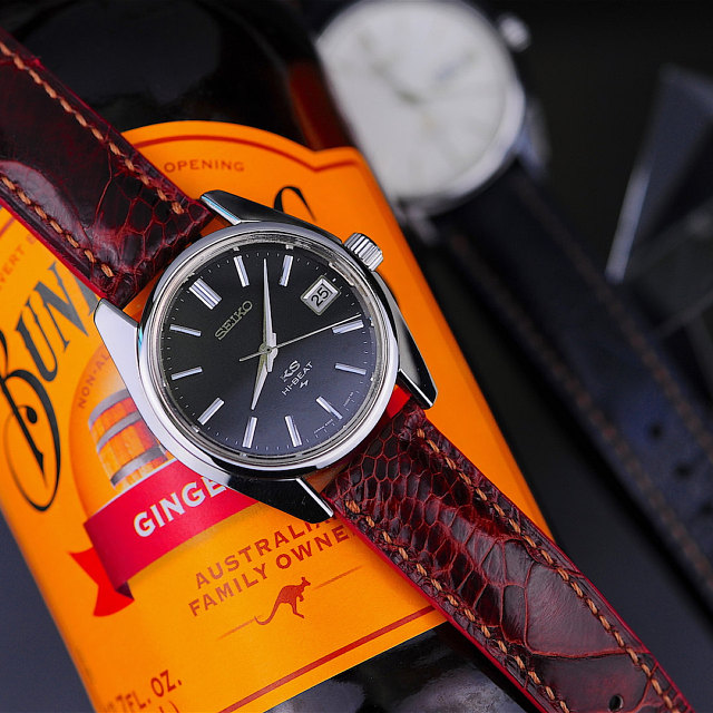 Dây da đà điểu màu sắc đẹp mắt cho đồng hồ SEIKO