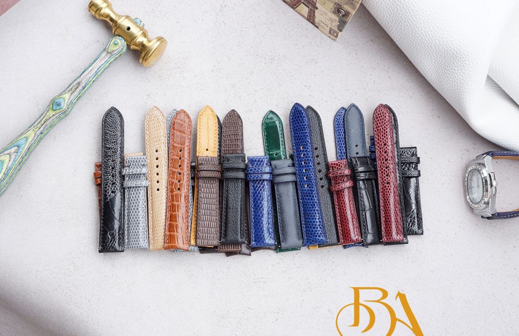 Dây da đồng hồ handmade