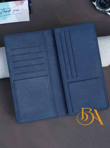 Ví cầm tay da cá sấu Alligator nhập khẩu, ví dài Handmade LWL125