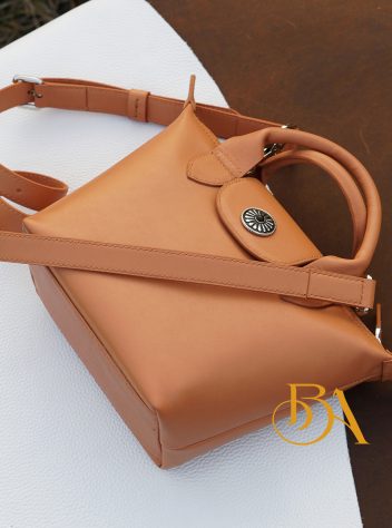 Túi xách da bê Swift nhập khẩu, túi da Handmade cho nữ CTB023